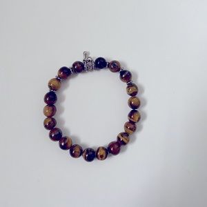 Cool bracelet with prayer wheels!!